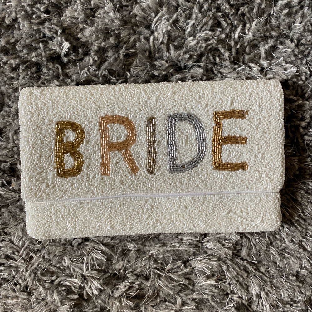 Francesca’s Bride Clutch. Only used once!